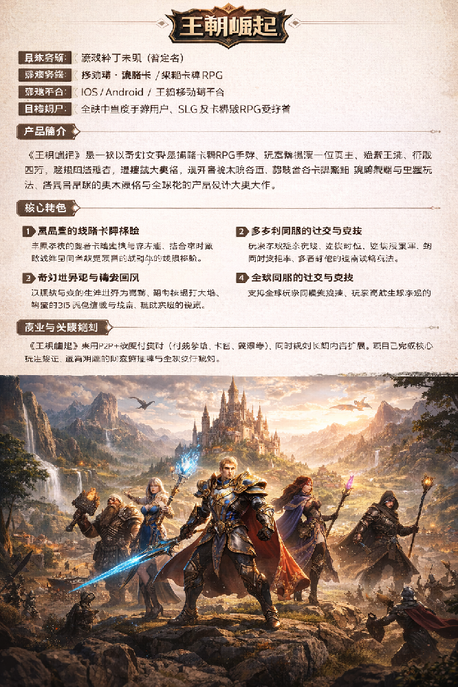 星辉平台王朝崛起手游